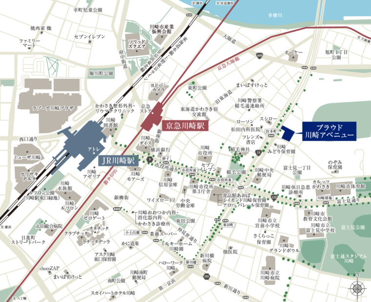 現地案内図
